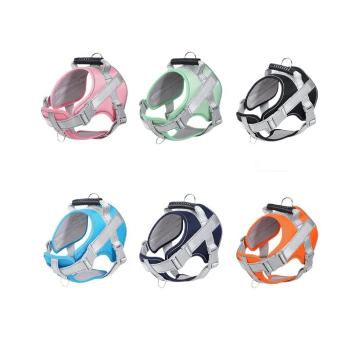 Dog Reflective Breathable Chest and Back Harness - Image 3